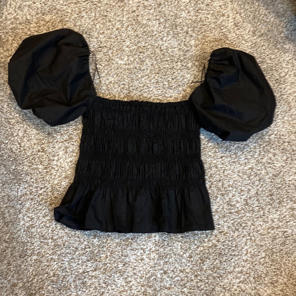 ASTR the label puffy sleeved blouse